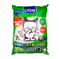 LION 綠茶味紙貓砂 7L